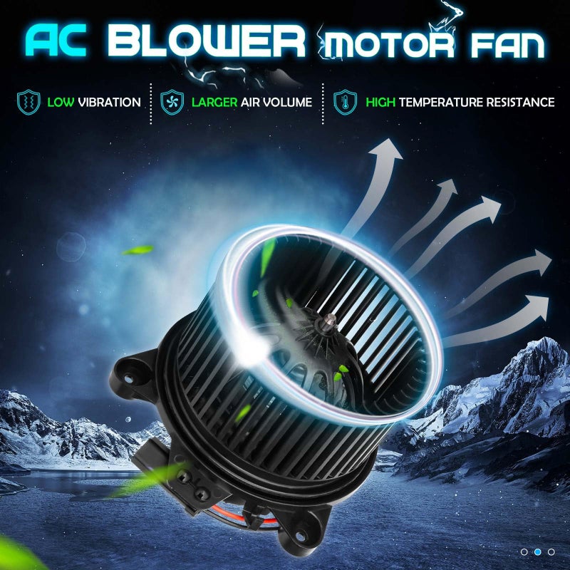 ILONPA HVAC Heater Blower Motor Fan 4885669AC 700071 Fits for 2001 2002 2003 2004 Dodge Dakota, 2001-2003 Dodge Durango - Image 2